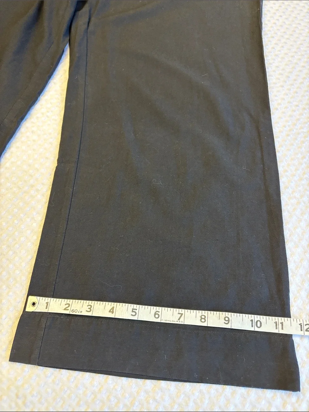 NEW! Rhythm. 12L Black Wide-Leg Linen Spaghetti-Strap Classic Jumpsuit Overalls - Picture 16 of 17